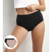 DIM BODY TOUCH HIGHWAIST BRIEF - Dámské boxerky 2ks - černá - béžová