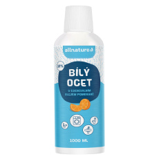 Allnature Bílý ocet 10% s vůní pomeranče 1000 ml