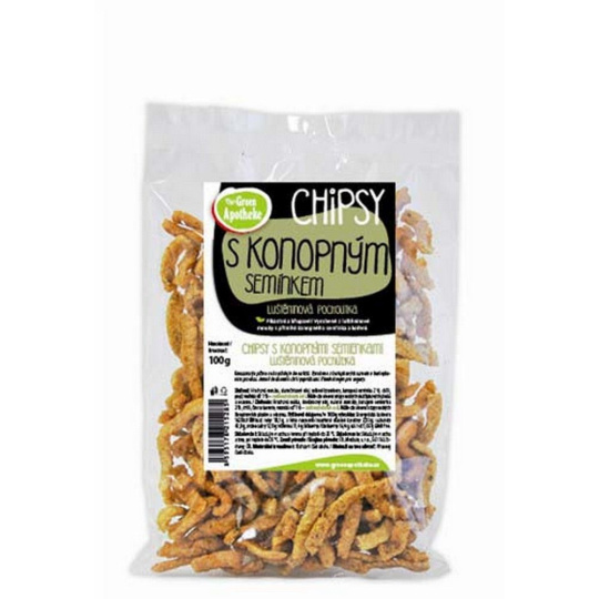 Green Apotheke Chipsy s konopným semínkem a chilli 100g