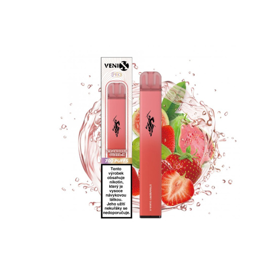 VENIX PRO - Jahoda a Guava, 700 potahů, 1,62% nikotinu, 10ks