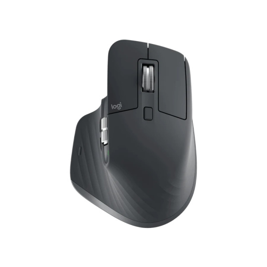 Logitech MX Master 3S/Kancelářská/Laserová/Pro praváky/8 000 DPI/USB+BT/Grafitová