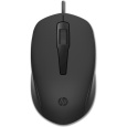 HP 150 Mouse/Kancelářská/Optická/1 600 DPI/Drátová USB/Černá