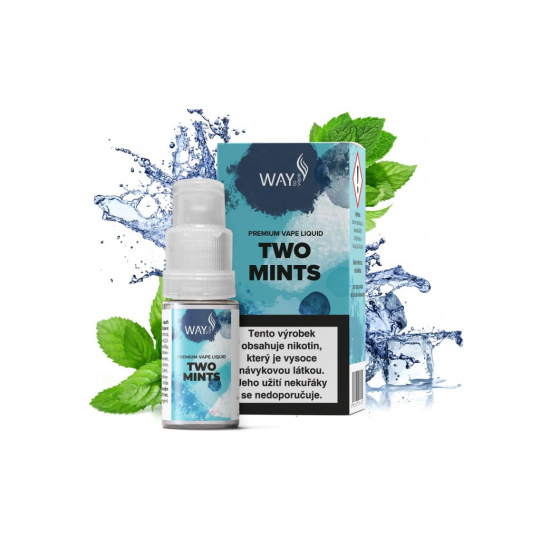 Two Mints - Liquid WAY to Vape 10ml, 6mg