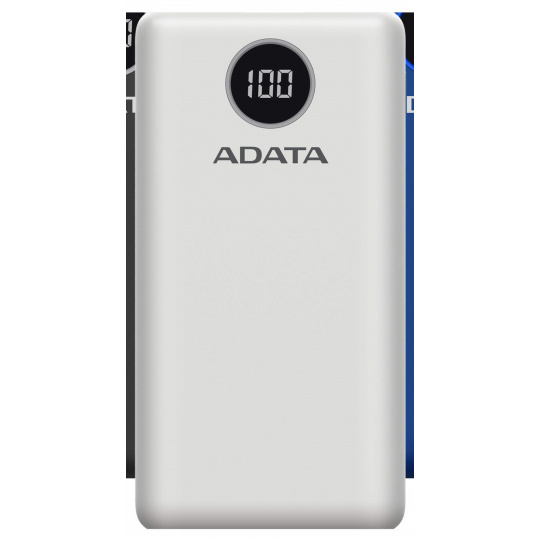 ADATA P20000QCD Power Bank 20000mAh bílá