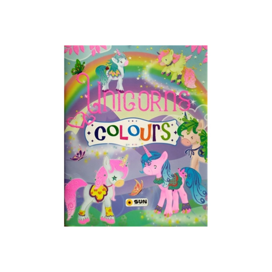 Unicorns - colors - lila