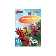 Marvel - Omalovánky se samolepkami A4