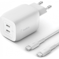 Belkin 65W GaN napájecí adaptér 2xUSB-C+100W kabel