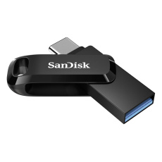 SanDisk Ultra Dual Drive Go/256GB/USB 3.1/USB-A + USB-C/Černá