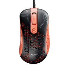 Adata XPG Slingshot Mera Edition/Herní/Optická/Pro praváky/12 000 DPI/Drátová USB/Černá-oranžová