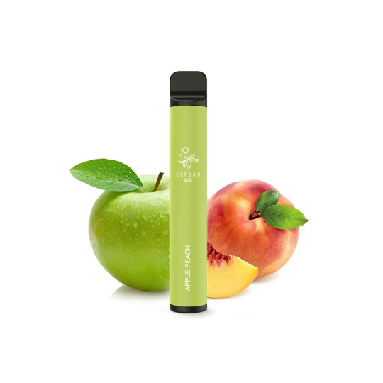 ELF BAR 600 Apple Peach, 20mg/ml, balení 10ks