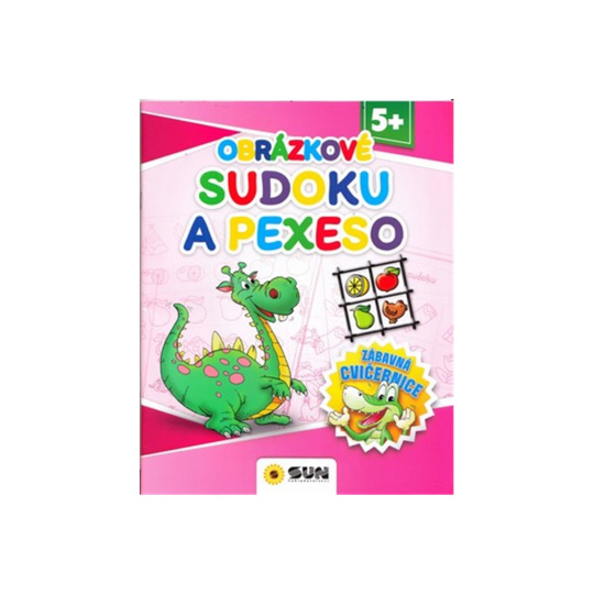 Obrázkové sudoku a pexeso - zábavná cvičebnice 5+