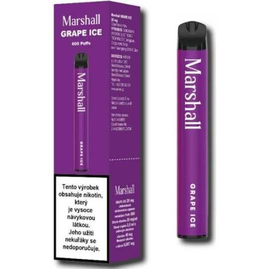 Marshall elektronická cigareta 20mg Grape Ice