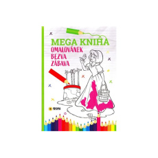 Mega kniha omalovánek - Pink bezva zábava