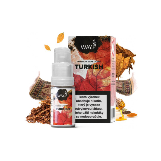 Turkish Tobacco - Liquid WAY to Vape 10ml, 6mg