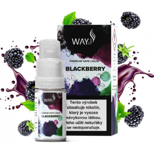 Liquid WAY to Vape Blackberry 10ml-12mg