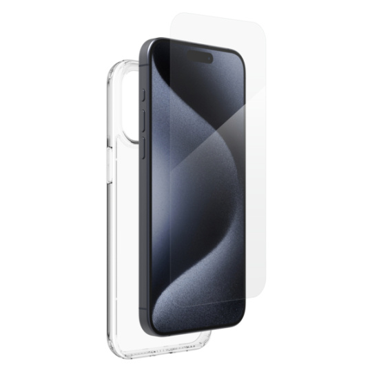 InvisibleShield Elite 360° sklo + kryt iPhone 15 Pro Max