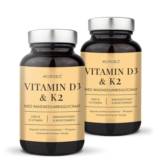 Vitamin D3 & K2 & Magnesium 90 kapslí 1 + 1 ZDARMA