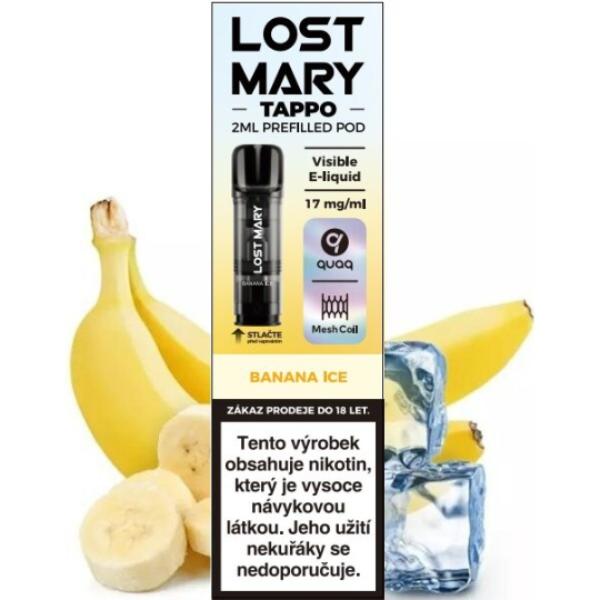 LOST MARY TAPPO Pods cartridge 1Pack Banana Ice 17mg