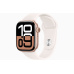 Apple Watch S10/46mm/Rose Gold/Sport Band/Light Blush/-M/L