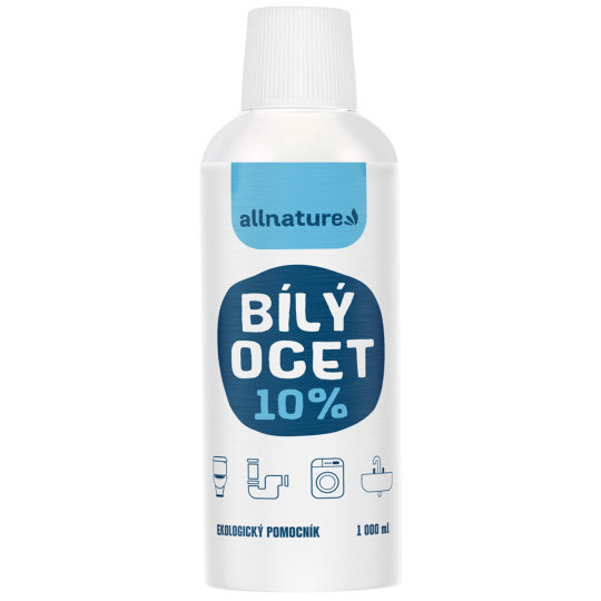 Allnature Bílý ocet 10% - 1000 ml