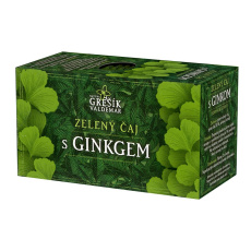 Grešík čaj zelený s Ginkgem 20x1,5g