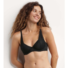 DIM DAILY DENTELLE UNDERWIRE BRA - Dámská krajková podprsenka - černá