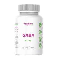 Vegmart GABA 500 mg, 120 kapslí>