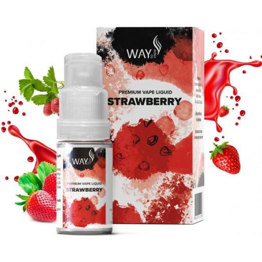 Liquid WAY to Vape Strawberry 10ml-0mg