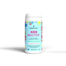 Vegetology Kids Multivit – Multivitamíny a minerály pro děti, 60 tablet>