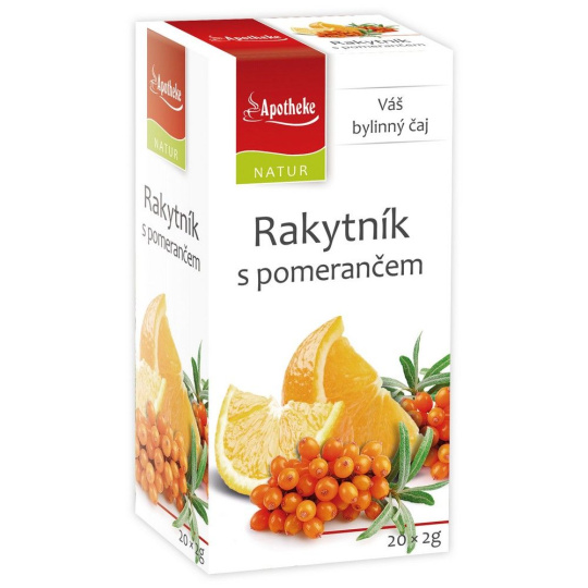 Apotheke čaj Rakytník s pomerančem 20x2g