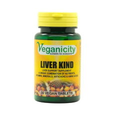 Veganicity Liver Kind – Komplex na podporu jater, 30 tablet>