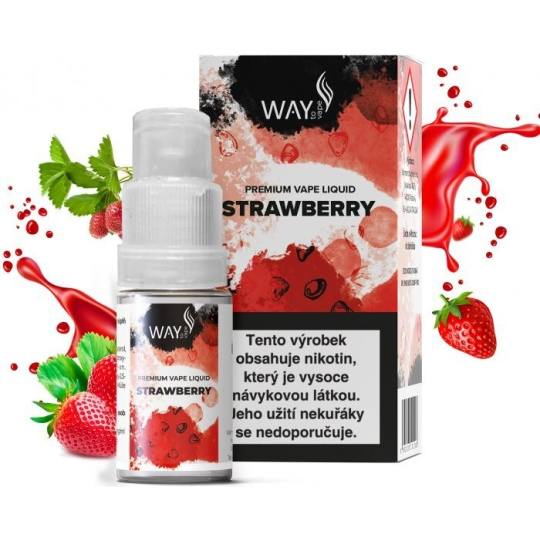 Liquid WAY to Vape Strawberry 10ml-3mg