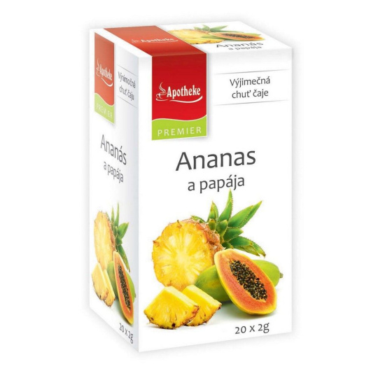 Apotheke čaj Ananas a papája 20x2g