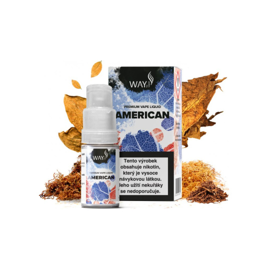 American Tobacco - Liquid WAY to Vape 10ml, 6mg