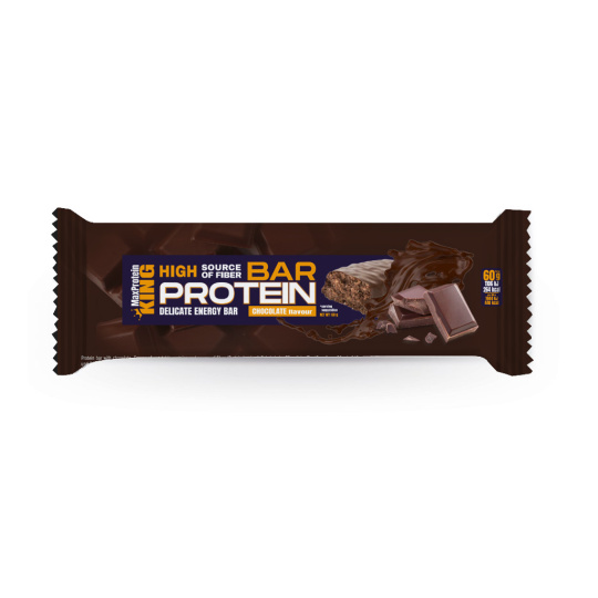 MaxProtein King Protein bar 60g - Hořká čokoláda