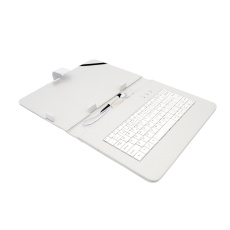 AIREN AiTab Leather Case 4 with USB Keyboard 10'' WHITE (CZ/SK/DE/UK/US.. layout)