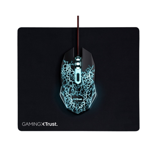 TRUST BASICS GAMING MOUSE & PAD