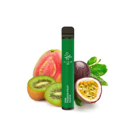 ElfBar 600 10MG Kiwi Passion Fruit Guava - 10ks balení