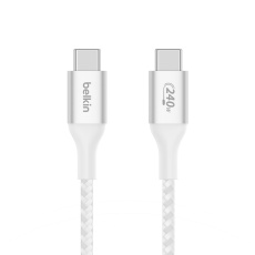 Belkin Boost charge USB-C kabel 240W, 2m, bílý