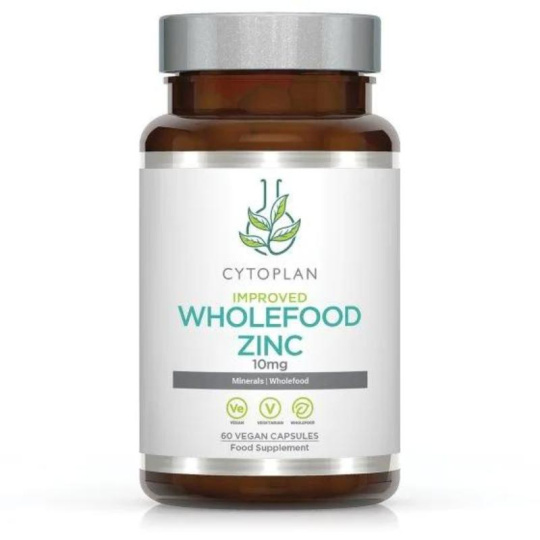 Cytoplan Wholefood Zinc - Zinek z rostlinného zdroje, 60 vegan kapslí>