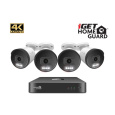 iGET HGNVK88504 - Kamerový UltraHD 4K PoE set, 8CH NVR + 4x IP 4K kamera, zvuk, SMART W/M/Andr/iOS