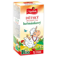 Apotheke BIO čaj dětský Heřmánkový 20x1g