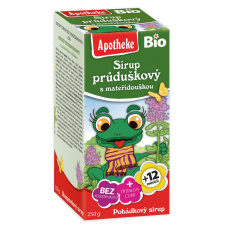 Apotheke sirup dětský Průduškový s mateřídouškou BIO 250g