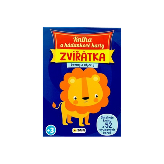 Zvířátka - Kniha a hádankové karty