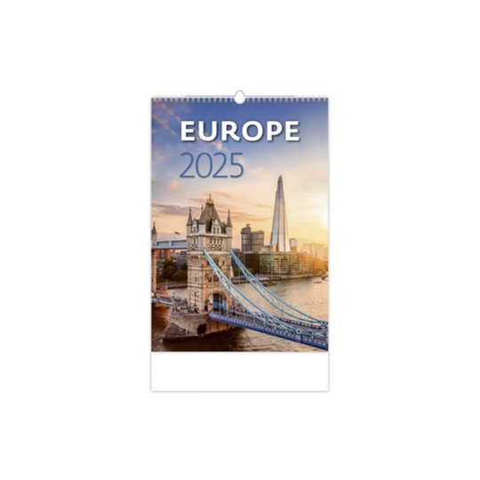 Kalendář 2025 - Europe