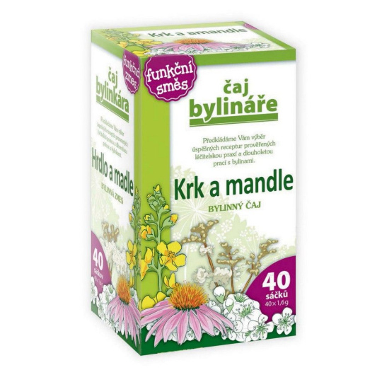 Bylinář čaj Krk a mandle 40x1,6g