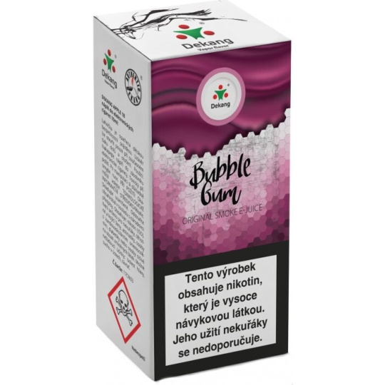 Liquid Dekang Menthol Bubble Gum 10ml - 11mg (Mentolová žvýkačka)