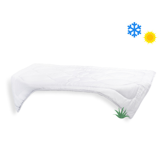 Prodloužená přikrývka Aloe Vera 140x220cm celoroční 935g