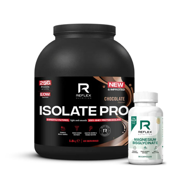 Isolate PRO 1,8kg + Magnesium 90 kapslí ZDARMA