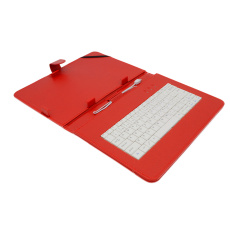 AIREN AiTab Leather Case 4 with USB Keyboard 10'' RED (CZ/SK/DE/UK/US.. layout)